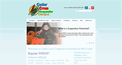 Desktop Screenshot of cedarcrosspreschool.com